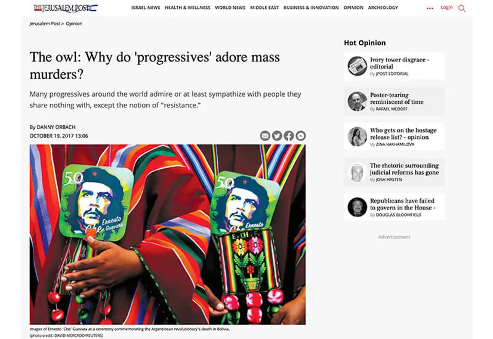 The owl: Why do 'progressives' adore mass murders?