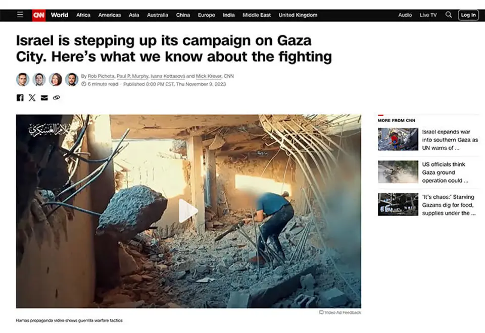 Israel-Hamas War: On Tunnel Warfare in the Israel Gaza War
