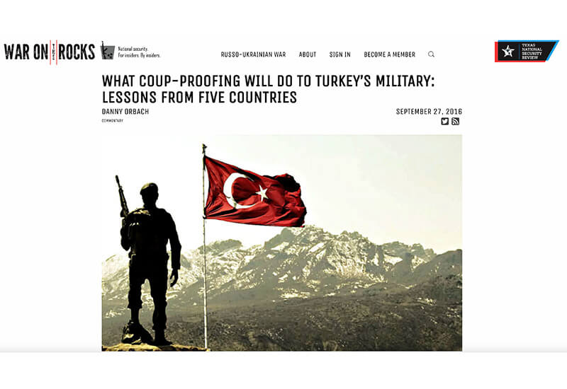 What coup-proofing will do to Turkey's Military: Lesson from Five Countries